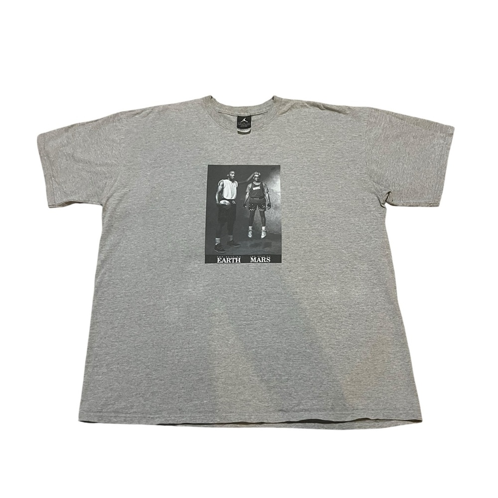 Vintage Air Jordan 3 Spike Lee “Best On Earth/Mars” Mens T Shirt Gray Size XL